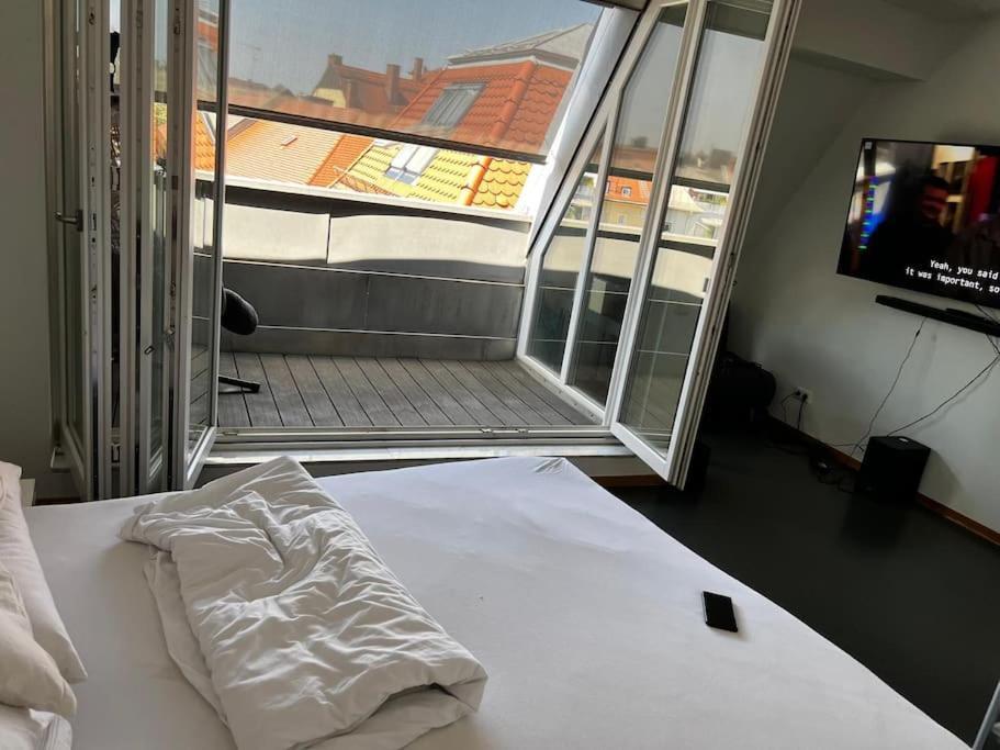 6 Zimmer Maisonette-Penthouse Pool Dachterrasse Luxus München Eksteriør bilde